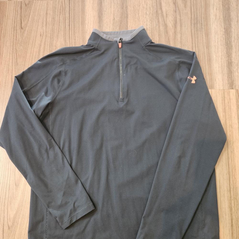 Under Armour Gray Quarter-Zip Sweatshirt Size Lg